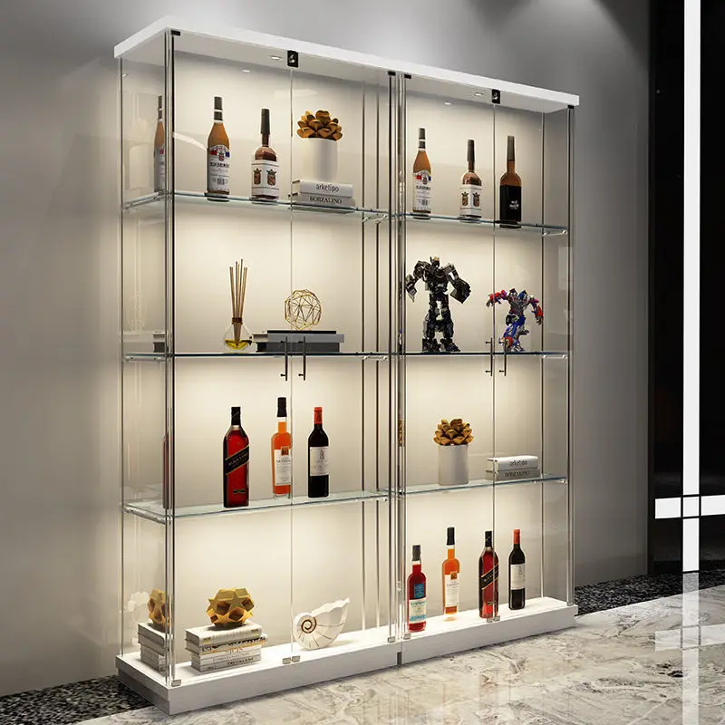 

Wine Craft Living Room Cabinets Glass Storage Organizer Display Living Room Cabinets Closet Perfume Gabinete Trendy Furniture