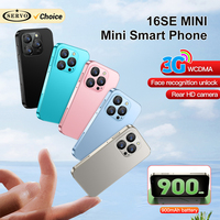 SERVO 16SE Mini Smartphone 16GB ROM Android 9.0 Wifi Dual SIM Standby Play Store 3G WCDMA 3.0\