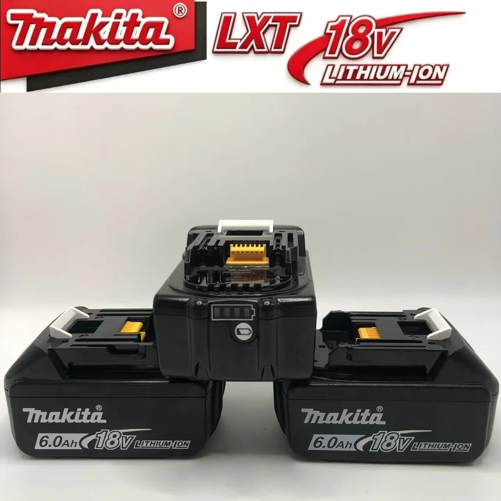 

Makita 18V 6.0Ah LXT Li-ion Battery BL1860 BL1850 BL1840 BL1830 BL1820 High Capacity LED Indicator Cordless Power Tool