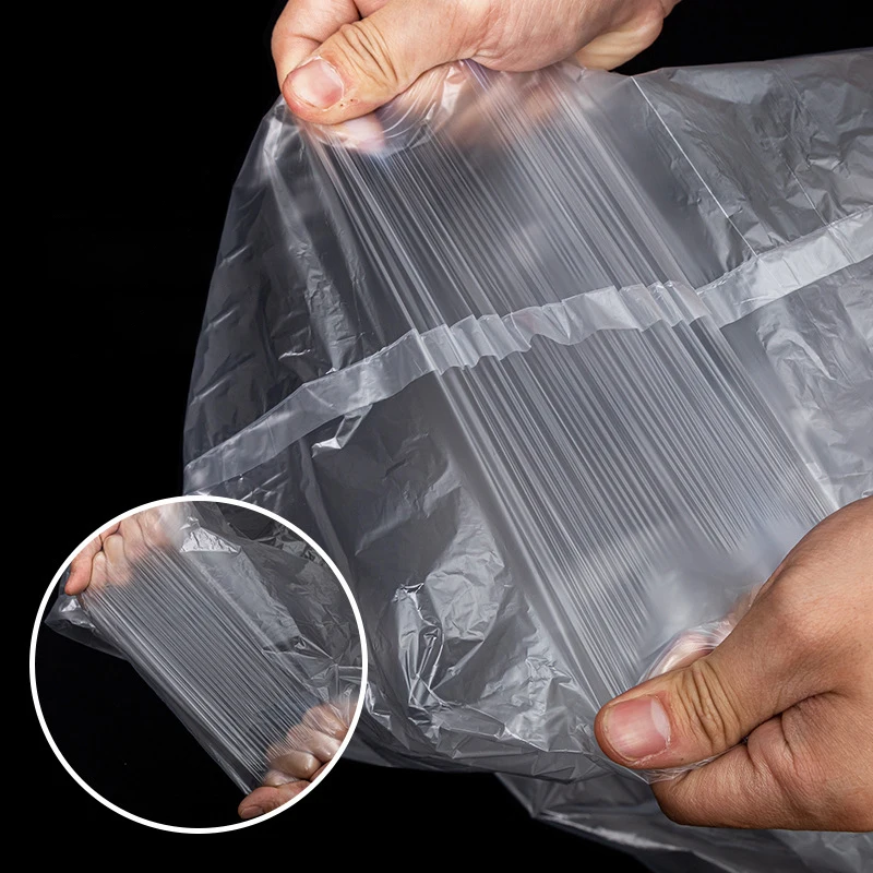 StoBag PO Film Plastic Top Open Flat Bag Transparent Large Waterproof Dustproof Moisture-proof Sealed Clothes Food Package Pouch