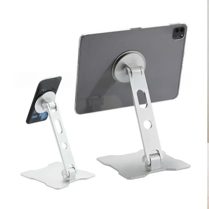 

652F Tablet Mount Stand With Strong Attachment, NonSlip Silicone Phone Holder for Work & Play