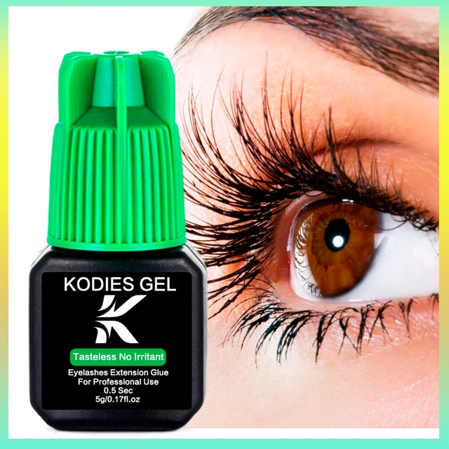 1 SZTUK Sensitive Eye Lash Glue No Irritant 5ml Szybkoschnący półtrwały klej do przedłużania rzęs Bonder Lash Primer