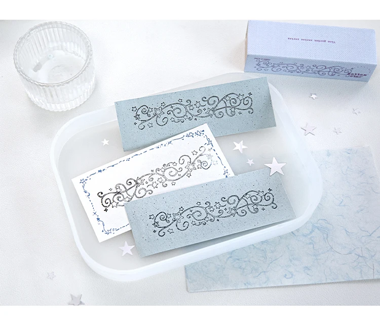 Morgenregen-Rankengarten-Journalstempel Vintage-Rosen-Pflanzen-Blumenrandmuster DIY Check-In Dekorativer Stempel – Detail 8