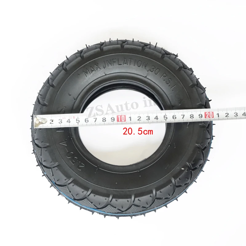 2.50*4 Pneumatic Tyre, For Hand Trucks, Utility Cart, Lawn Mowers, Wheelbarrows, Dollys, Scooters 2.50-4 Tires Inner Tube