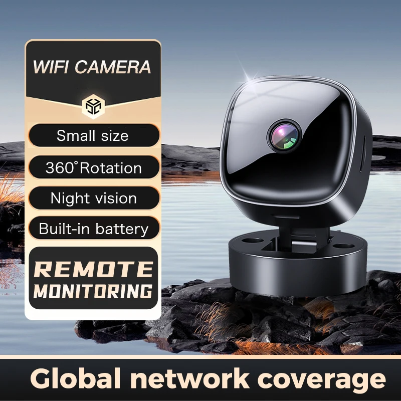 

HD 1080P Mini Camera WiFi infrared Night Vision Camera 360° Rotatable Home Security Protection Wireless WiFi Surveillance Camera