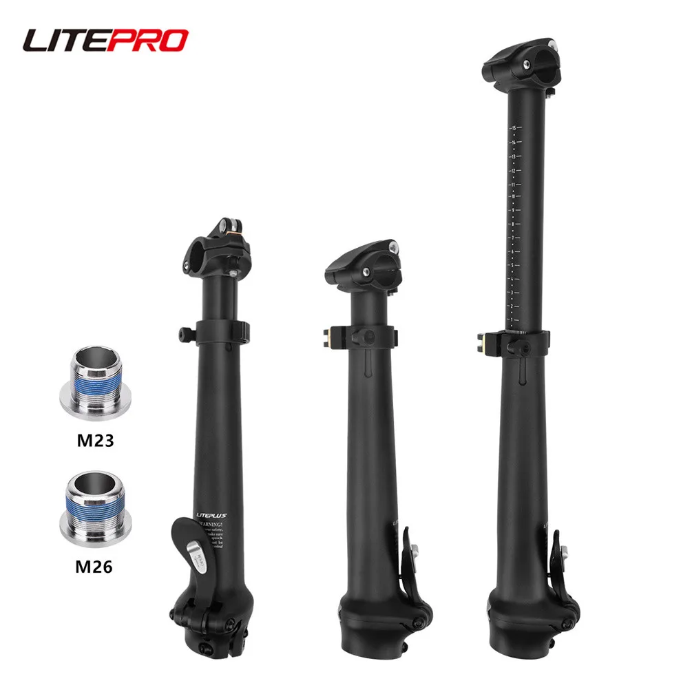 

Регулируемый 2-секционный телескопический складной вынос руля Litepro Liteplus из алюминиевого сплава для велосипеда