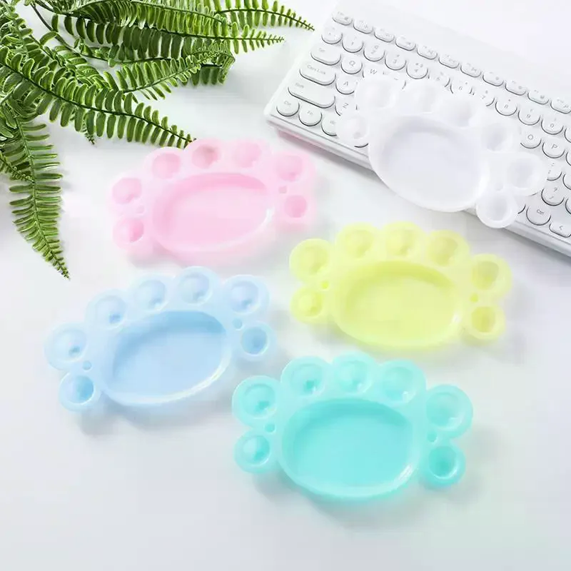 Paleta de cores para unhas, esmalte em gel, mistura de desenho, paleta de pintura colorida para manicure, arte em unhas, paleta de laca para unhas