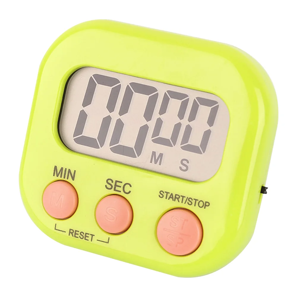 Kitchen Timer Magnetic LCD Digital Countdown Stopwatch With Stand Practical Cooking Baking Sports Alarm Clock Reminder Tools