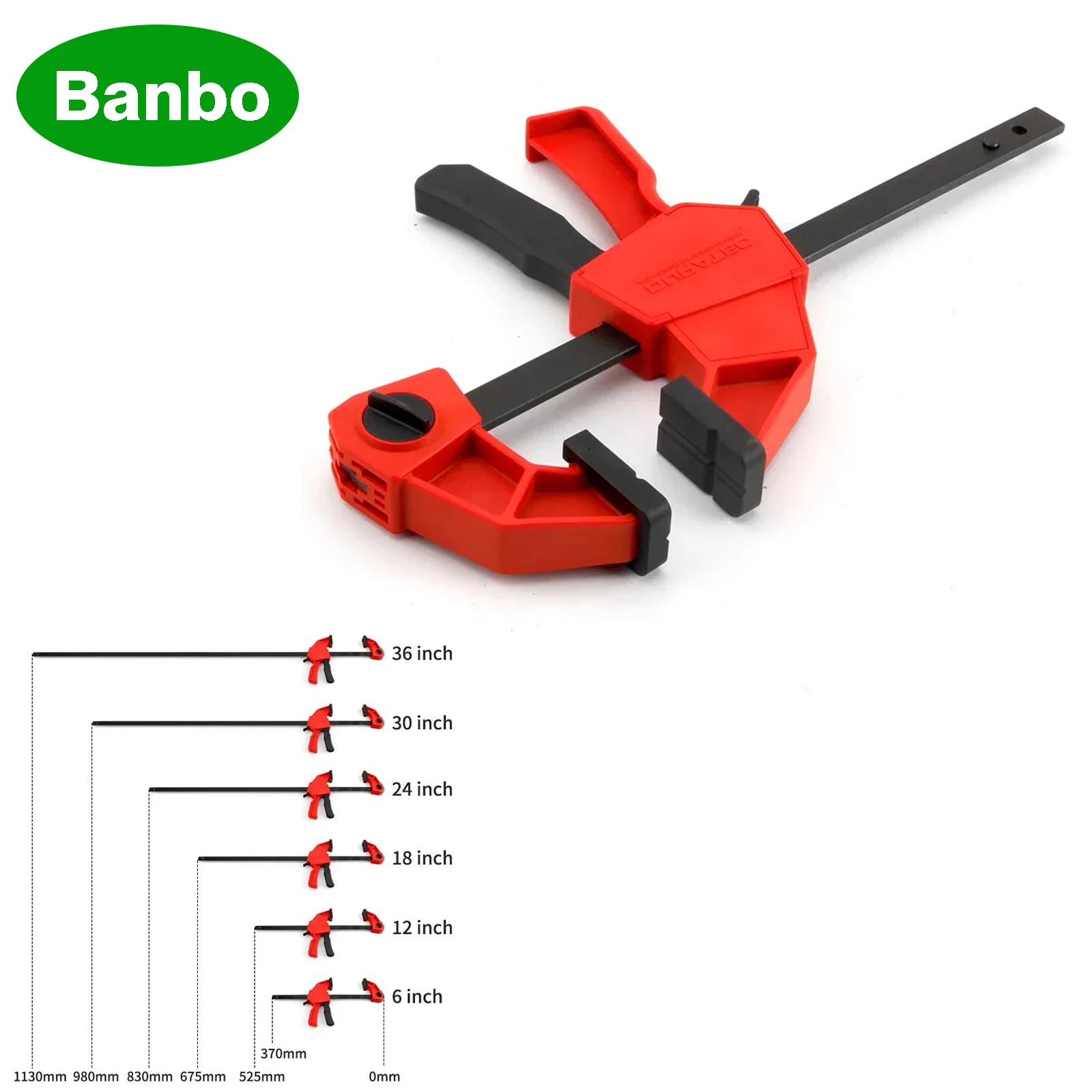 

New Style Heavy Duty F Clamp 1Pcs Quick Ratchet Release Clip Bar Wood Working Clamps Hand Tool 6 12 18 24 30 36 inch