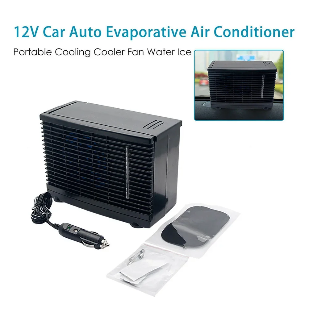 Imagem -03 - Condicionado Portátil Casa & Carro Refrigerador Ventilador de Refrigeração Água Gelo ar Condicionado Refrigerador Ventilador de Refrigeração Água Gelo Evaporativo 12v ar