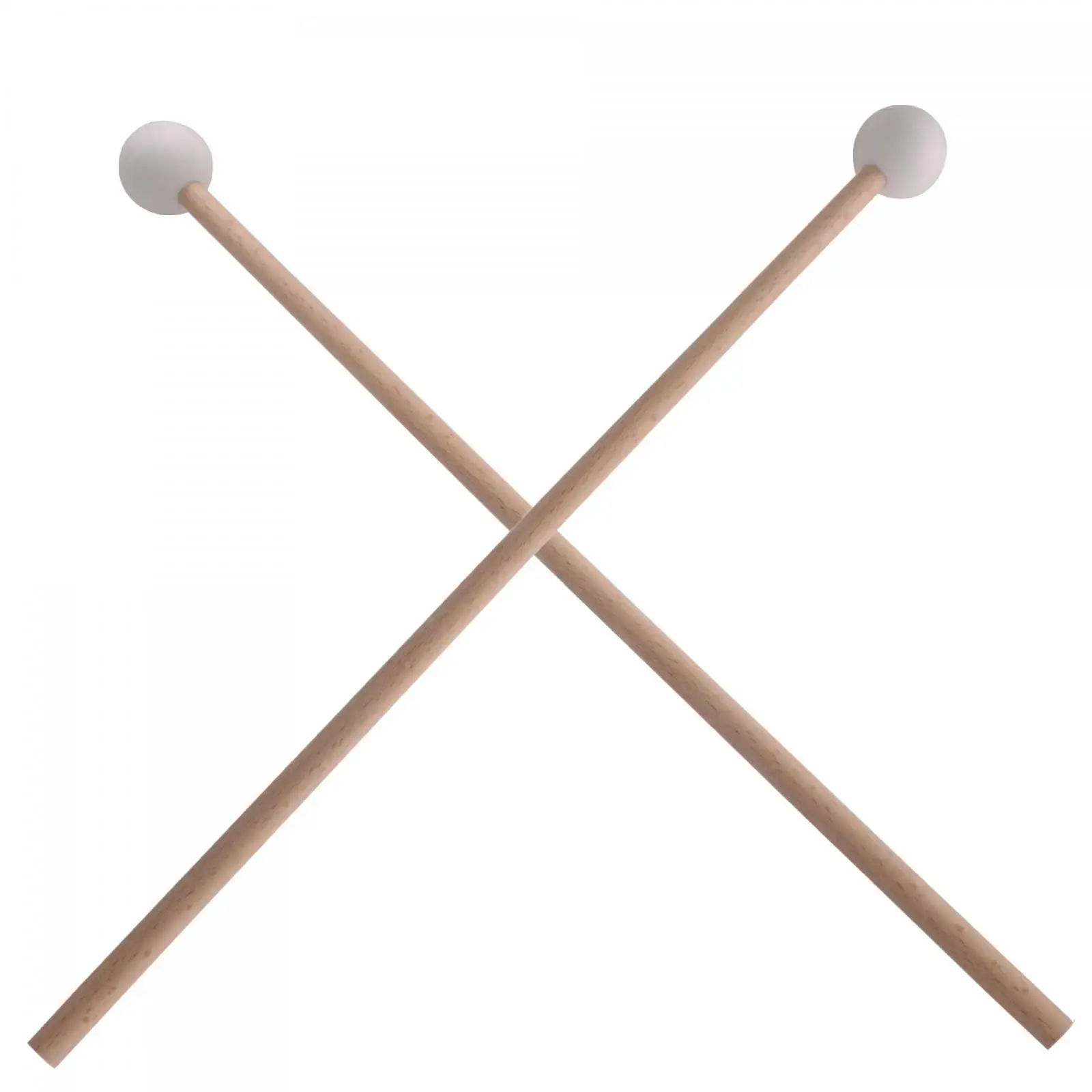 2x Marimba Hammer Multipurpose with Wood Handle Beginners Xylophone Mallet for Glockenspiel Performance Xylophone Stage Bells