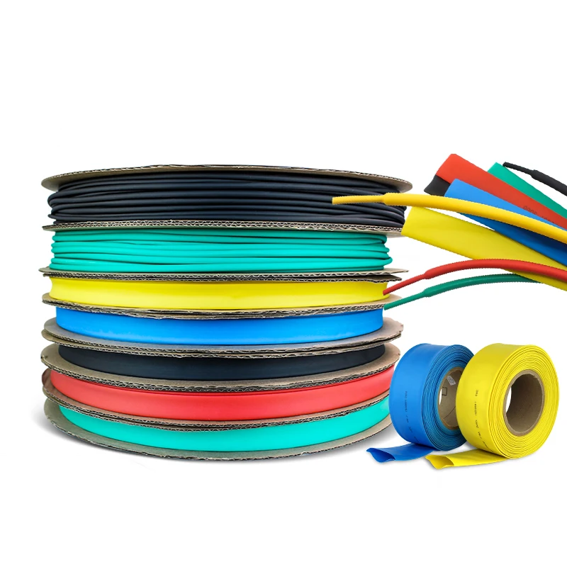 5M/ color Thermoresistant Tube heat shrink tubing kit Connect Cover Protection Cable Waterproof Shrinkable 2:1