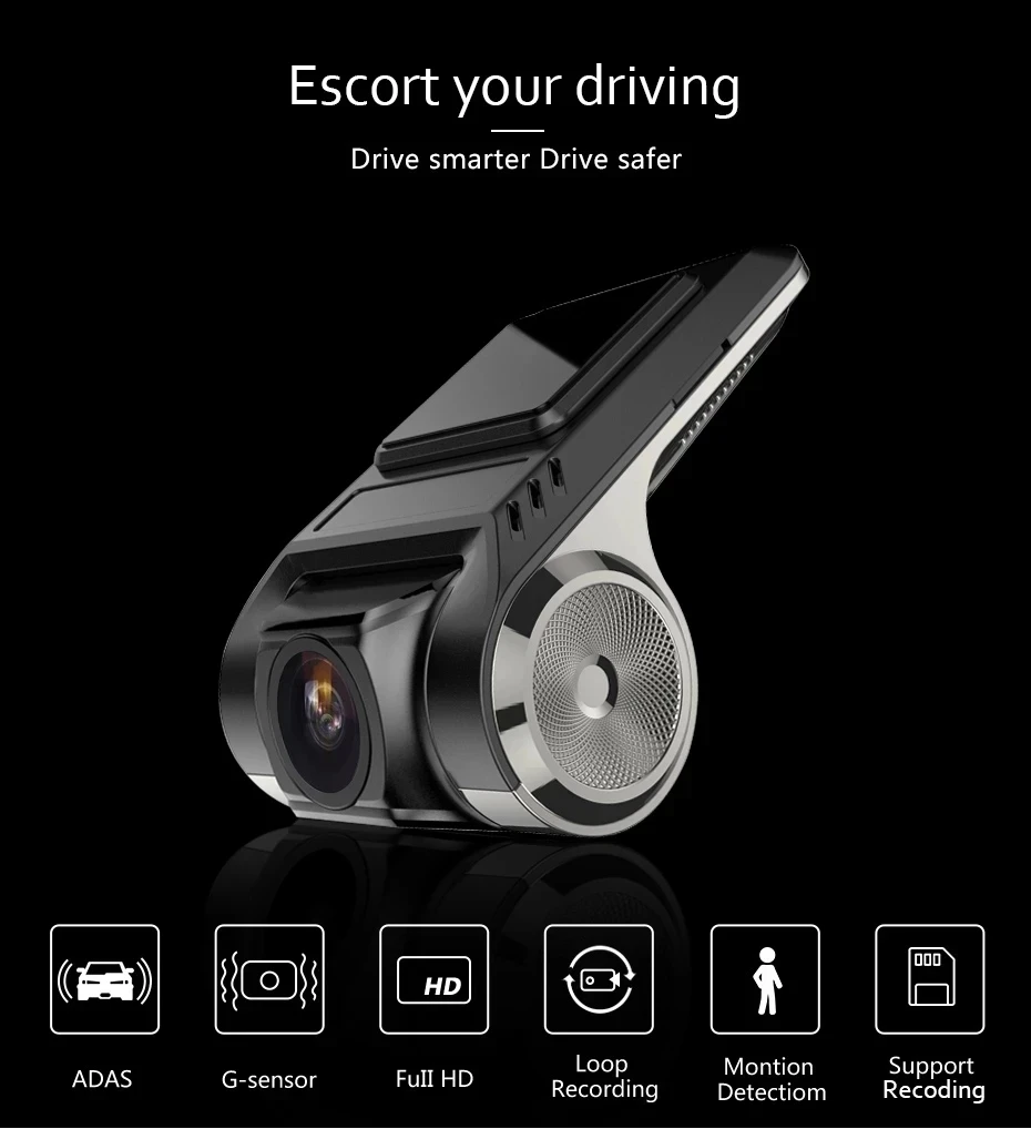 For Multimedia Android Full HD 1080P ADAS Dash Cam Video Recorder Night Vision For Player Navigation Car Dvr Camera Usb