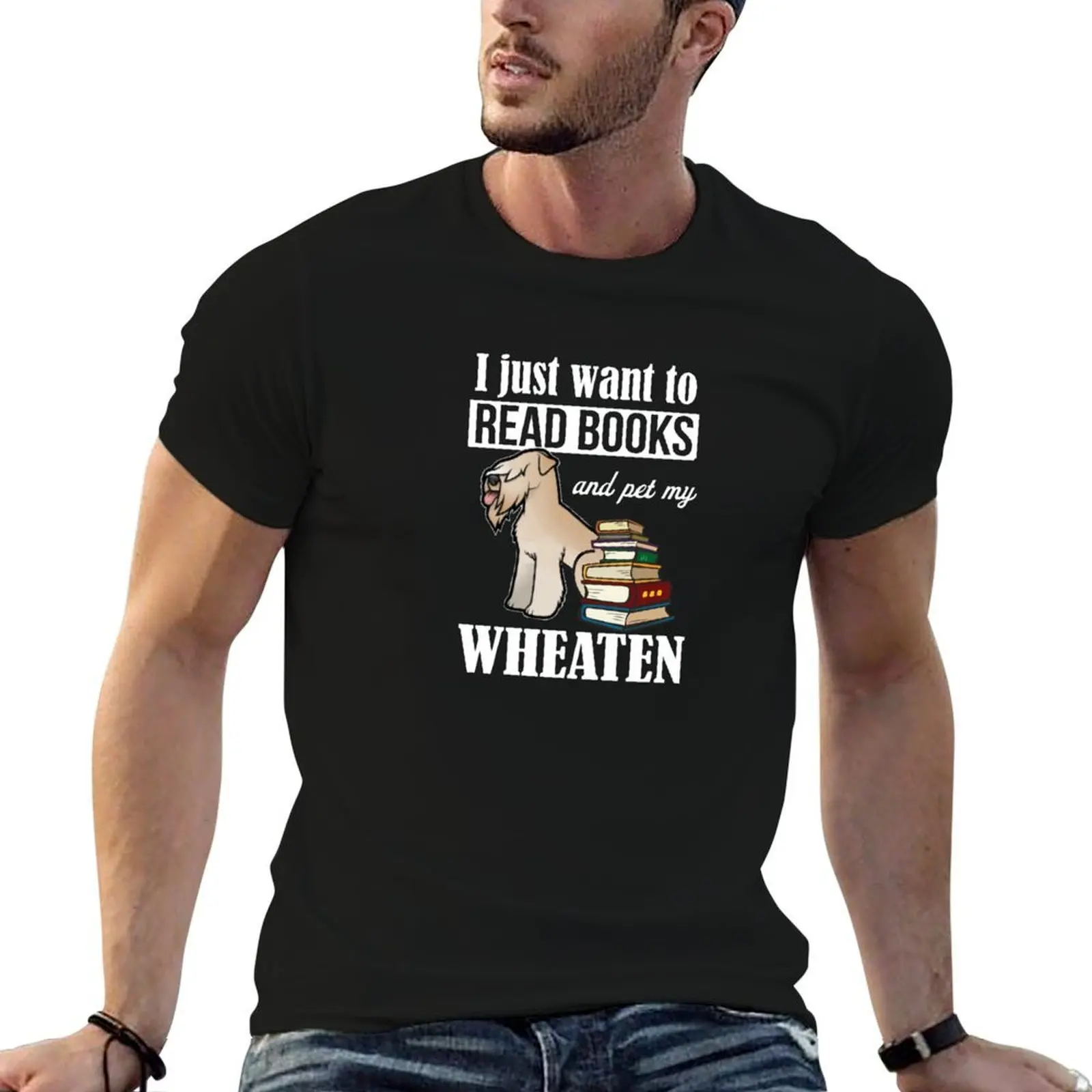 

t funny Wheaten Terrier shirts graphic mens tshirt t T-Shirt shirts man cotton
