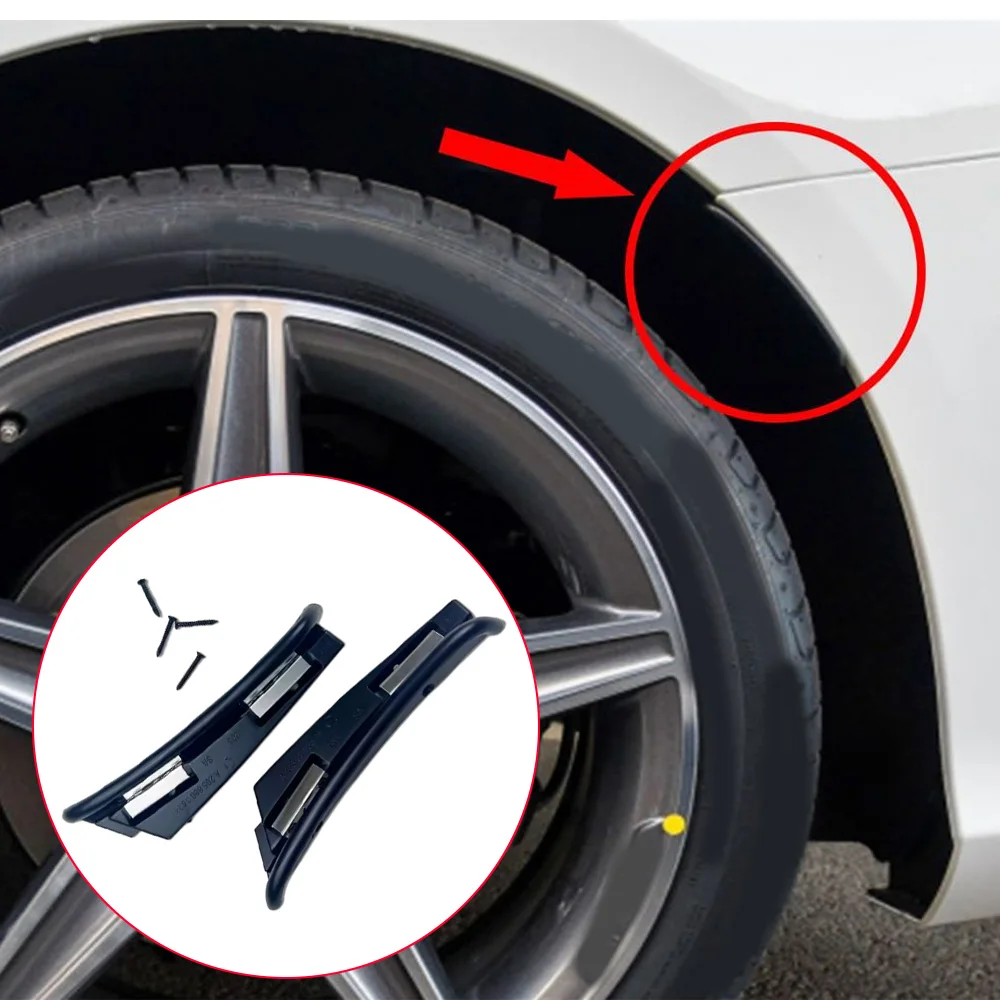 

2Pcs Rear Bumper Fender Flare Extension Wheel Eyebrow Lips For Mercedes-Benz S205 W205 C180 C200 C250 C300 C43 AMG 2015-2020