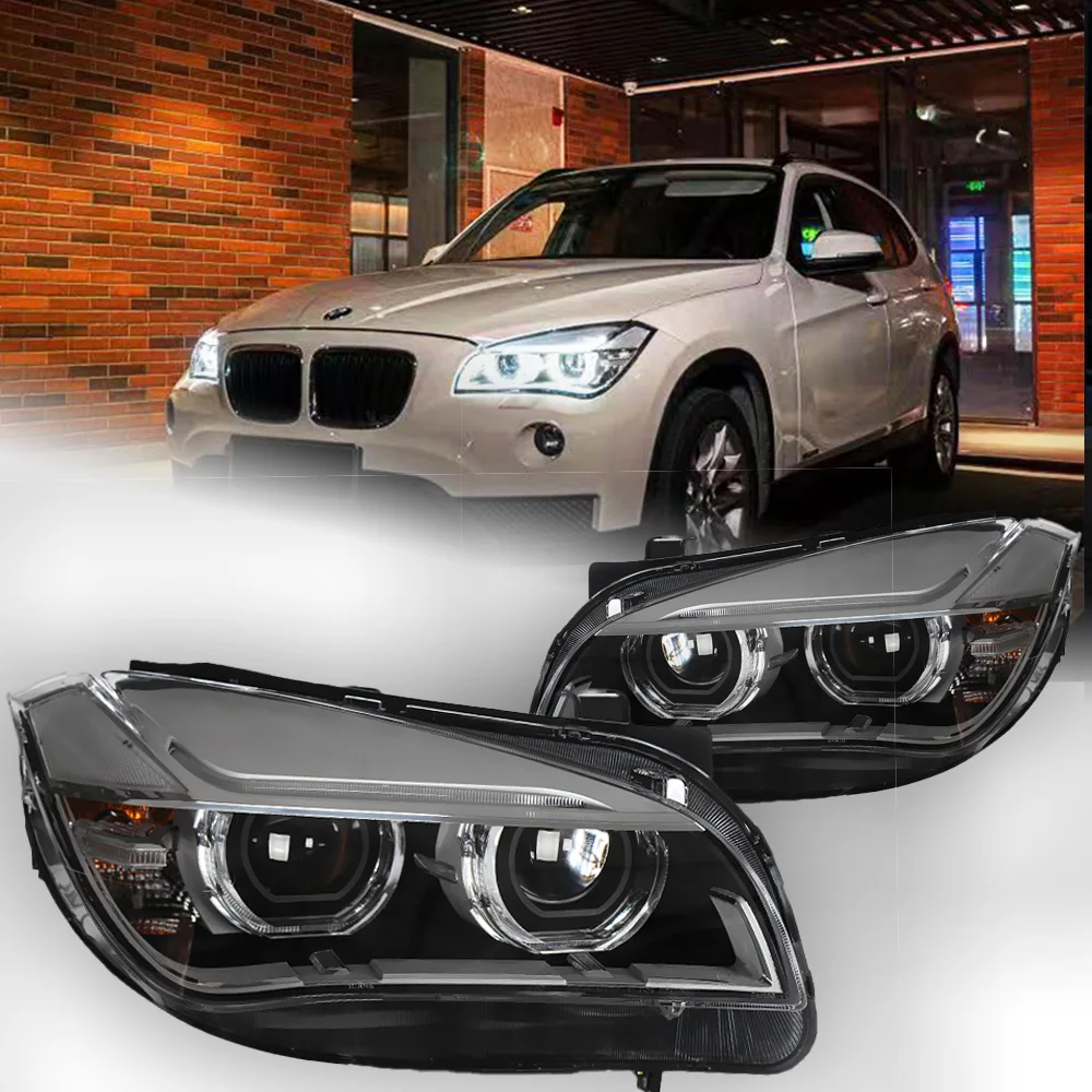 AKD-Lampe frontale de voiture pour BMW, éclairage de sauna bronchE84, lumière de sauna LED, Angel Eye, DRL Hid Bi SG, accessoires automobiles, 2011-2015