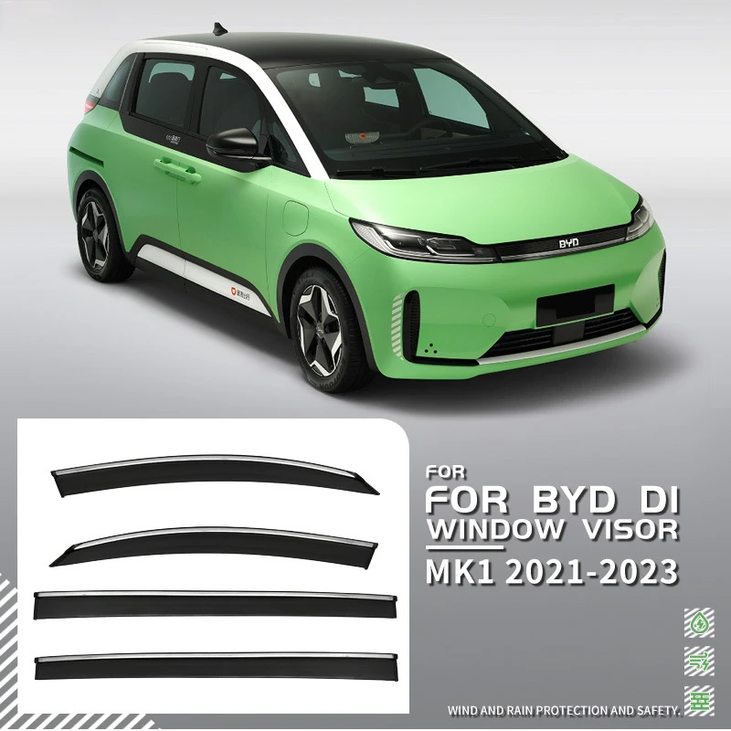 

For BYD D1 Window visor Air Deflectors Guard Rain Smoke Window Visor Wind Vent Awnings Shelters