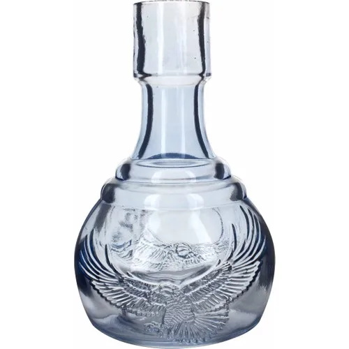 Sapphire Glass Eagle Pattern Hookah Bottle Hookah Quality Material Charcoal Aroma Bottle Bowl Cafe Shisha