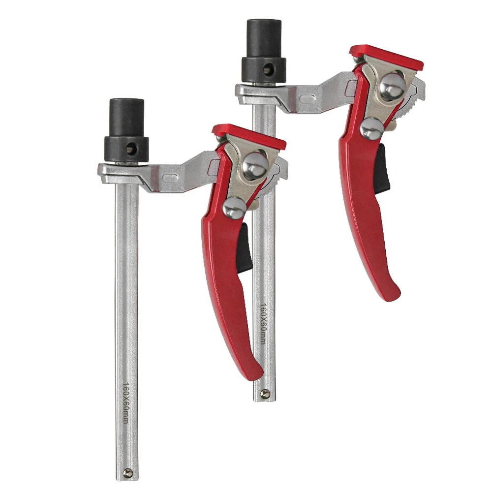 Allsome 2 قطعة 19/20 مللي متر النجارة باستمرار المشبك ثقب أداة Ratc تصعيد الجدول المشبك آلات اكسسوارات سطح المكتب الصحافة السريعة