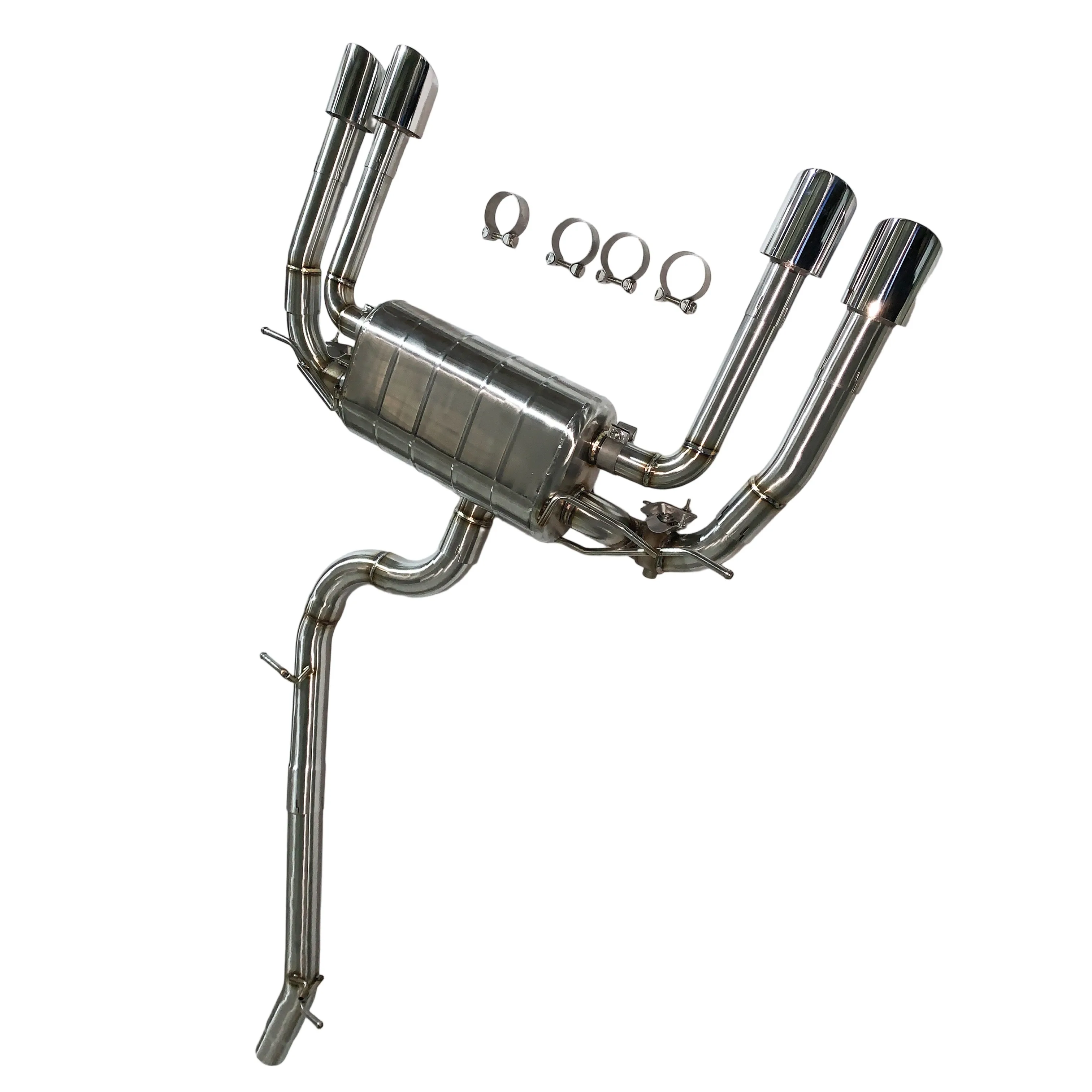 

[Custom products] Suitable for 20 Seat cupra Ateca 2.0T Catback stainless steel valve exhaust muffler, original car motor