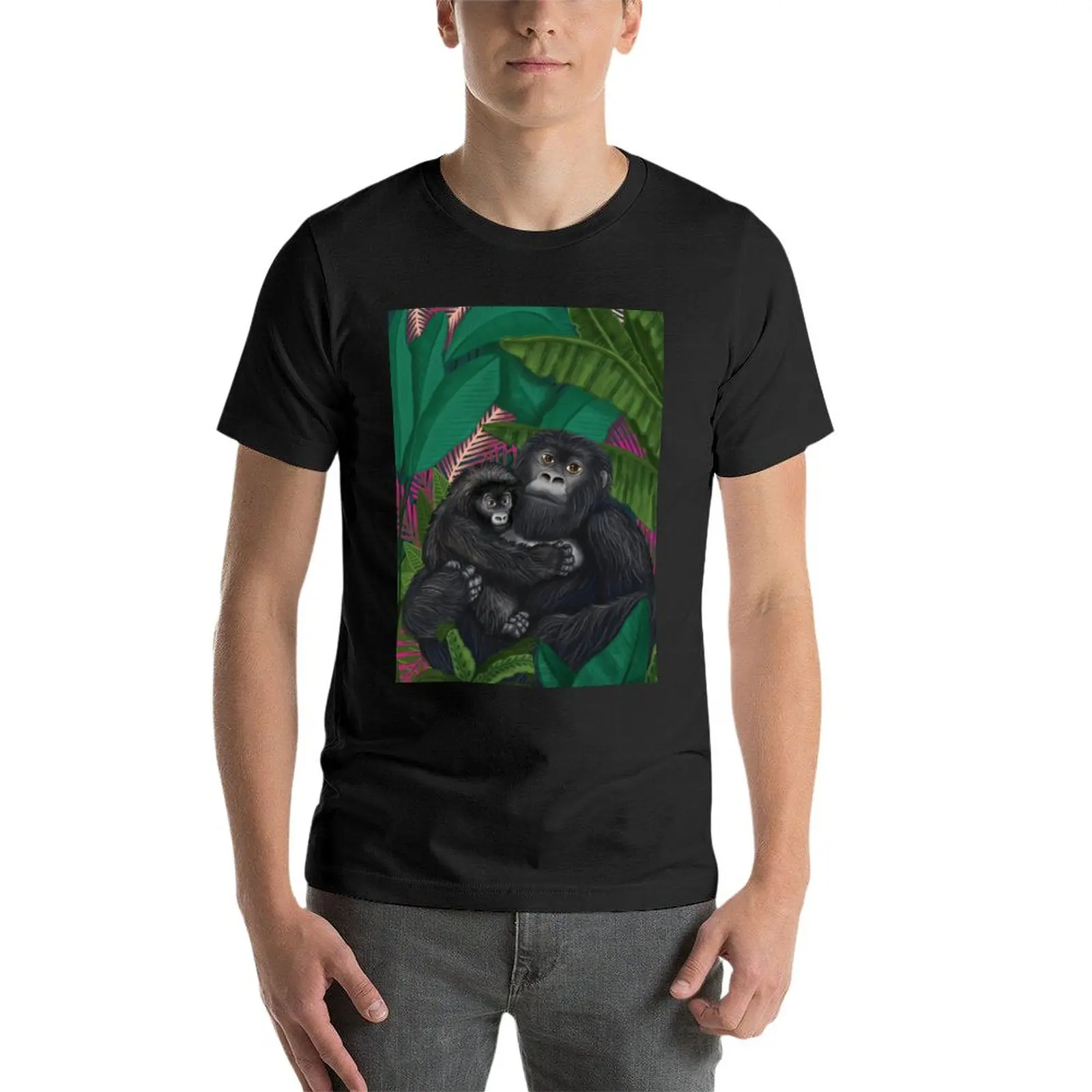 New Mama Gorilla T-Shirt man clothes quick-drying t-shirt aesthetic clothes shirts graphic tees heavy weight t shirts for men