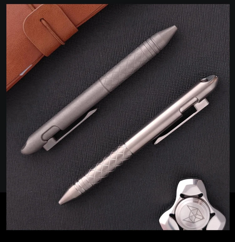 

Titanium Alloy EDC Signature Pen With Writing Multi-functional Portable Broken Window Pen Ball Point Pen