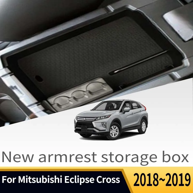 Suitable For Mitsubishi Eclipse Cross GK GL  2018~2019 Car Central Control Armrest Storage Box Multifunctional Auto Accessories