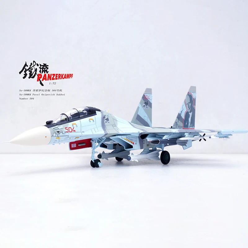 1:72 Schaal Russische SU-30MKK 504 Militaire Gevechtsvliegtuigen Model Diecast Legering Display Souvenir Klassiekers Collectie Speelgoed Geschenken