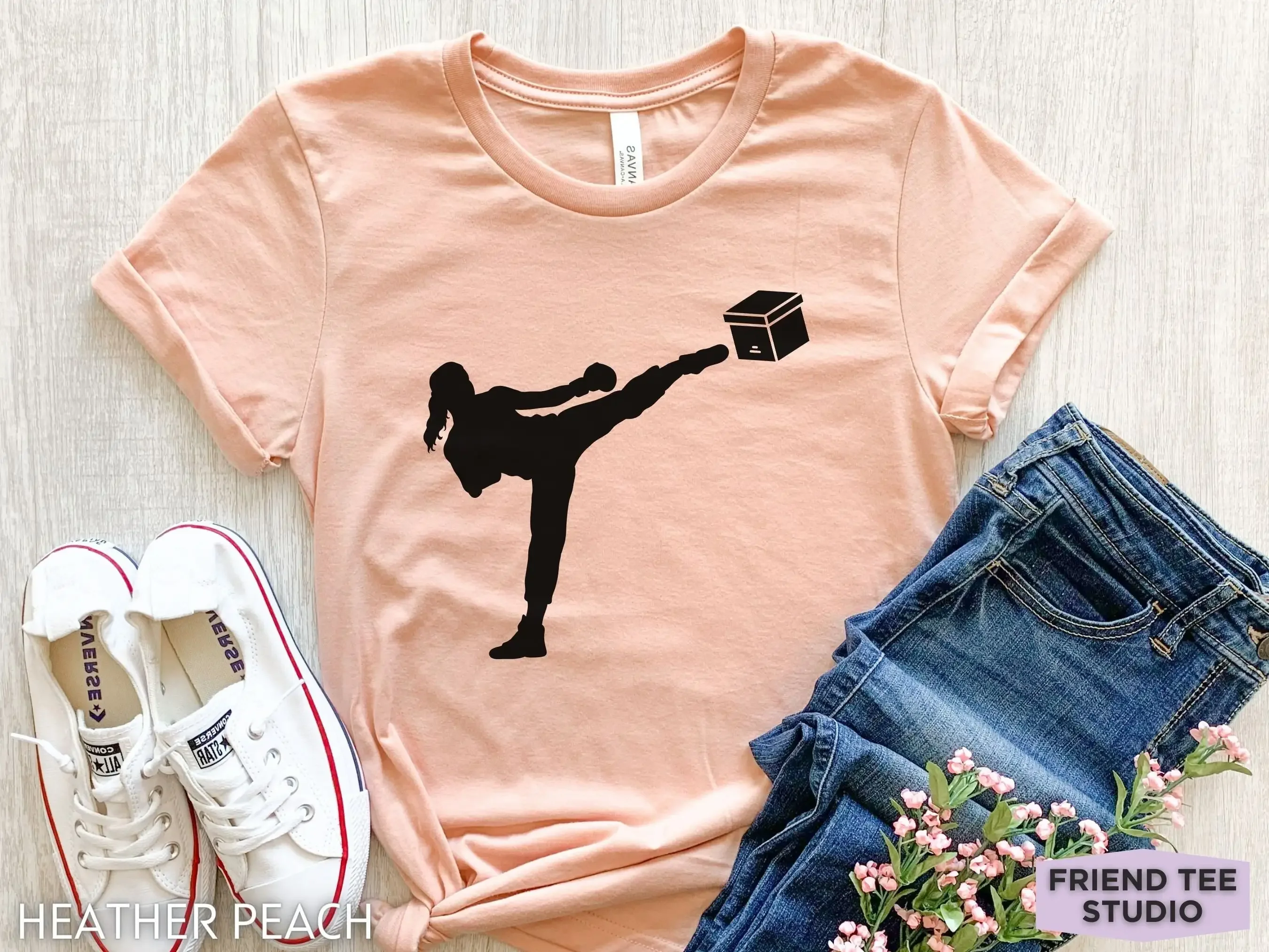 Kickboxing T Shirt Funny s Kickboxer Girls Womens Boxing