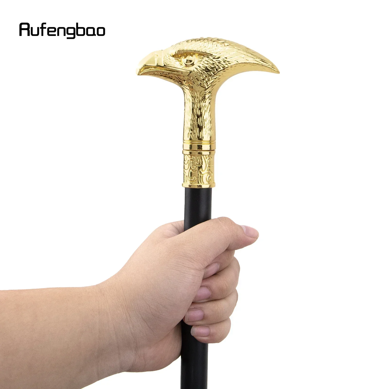 Goldener Adlerkopf, modischer Gehstock, dekorativer Stock, Cospaly, Vintage, Party, Performance, Bühne, 93 cm