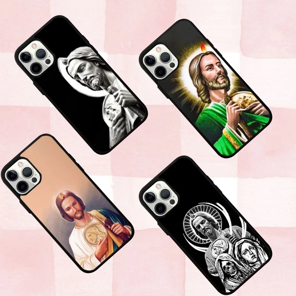 

S-San J-Judas Tadeo Phone Case For IPhone 16,se4,15,Pro,Max,Case 14,Plus,13,12,11 Magesafe Magnetic Wireless Charge Cover