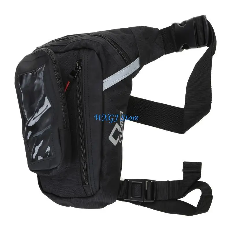 

37JE Waterproof Drop Leg Bag Waist Pack Holder Thigh Straps Bag for Motorcycles Bike