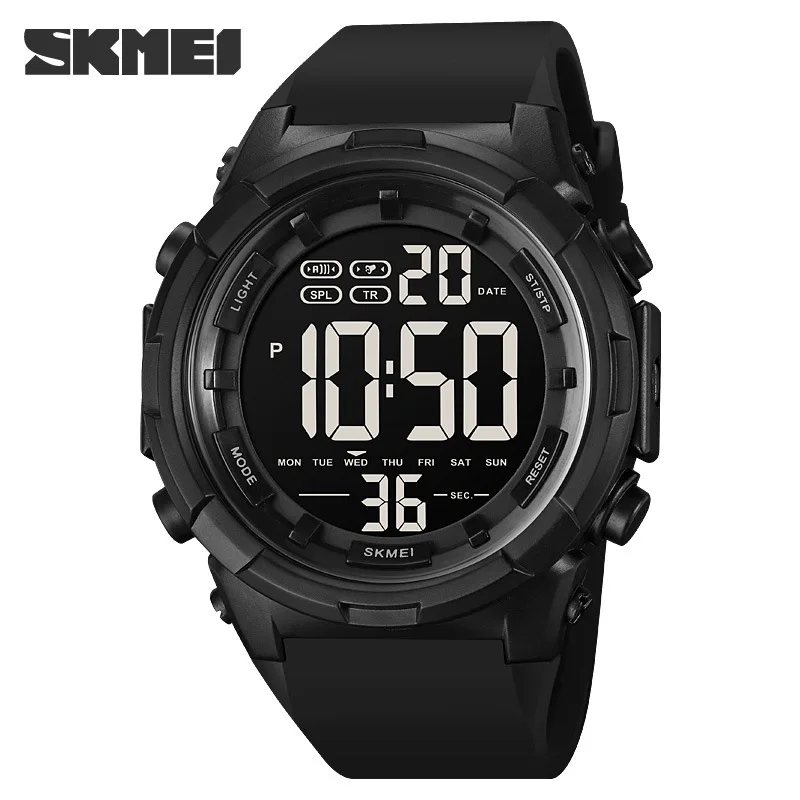 Reloj Digital Deportivo Militar a Prueba de Agua para Hombre, Modelo 1845, Reloj de Pulsera Electrónico, Resistente a Impactos, Reloj Masculino