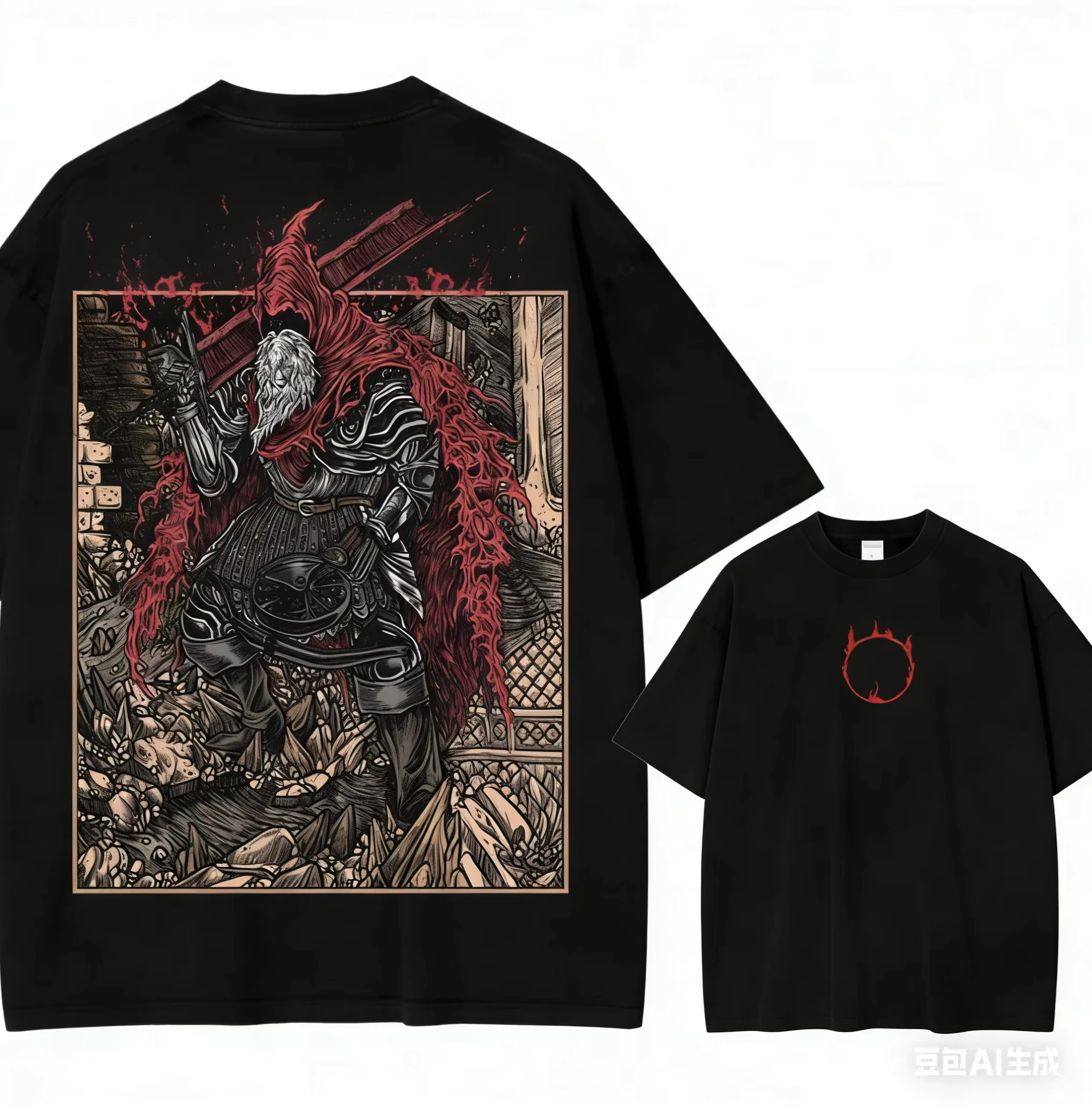 Camiseta Dark Souls, Supervent - Street Fashion Couple reseña y precio