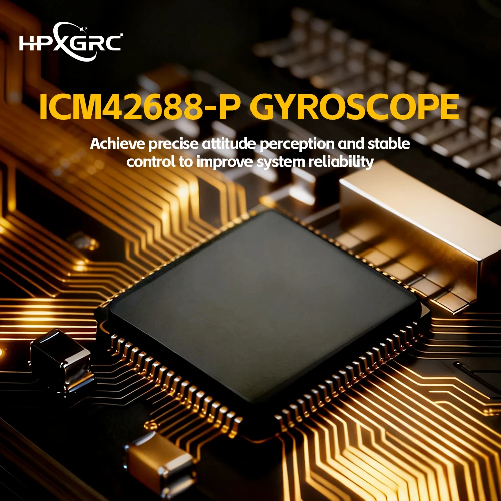 HPXGRC H743 Stack H743 Controllore di volo ICM42688P con BLHeli_32 80A/100A ESC 3-8S LIPO 30,5x30,5mm per RC FPV Racing Drone