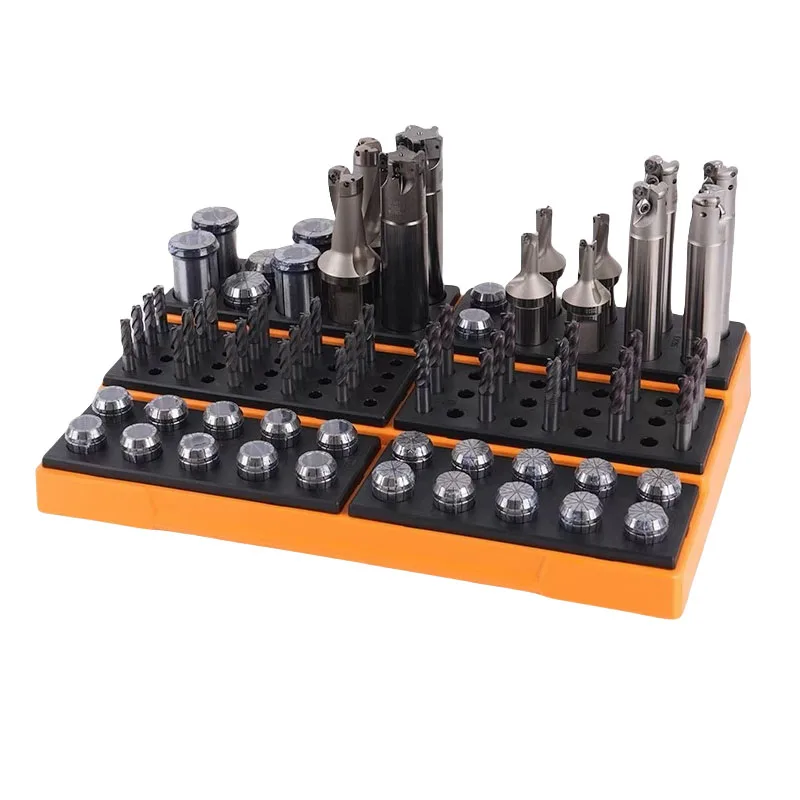 Imagem -05 - Collet Storage Rack Coletando Caixa u Broca Bits Container Cnc Machine Parts Organizer Cnc Organizer Er20 Er25 Er32