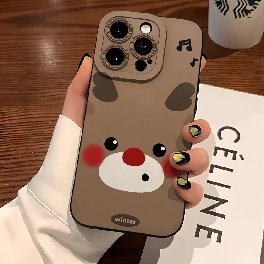 حافظة هاتف ناعمة من مادة TPU غير لامعة من Angel Eye، متوافقة مع حماية Plus360 درجة لهاتف iPhone 17 إلى 11 Pro Max