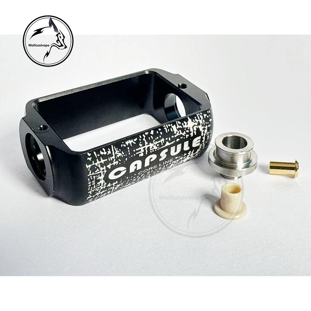 Wolfcoolvape Capsule Vape Replacement Boro Tank to 510 Adapter RBA Bridge Tank Atomizer for box mod vape kit view 4
