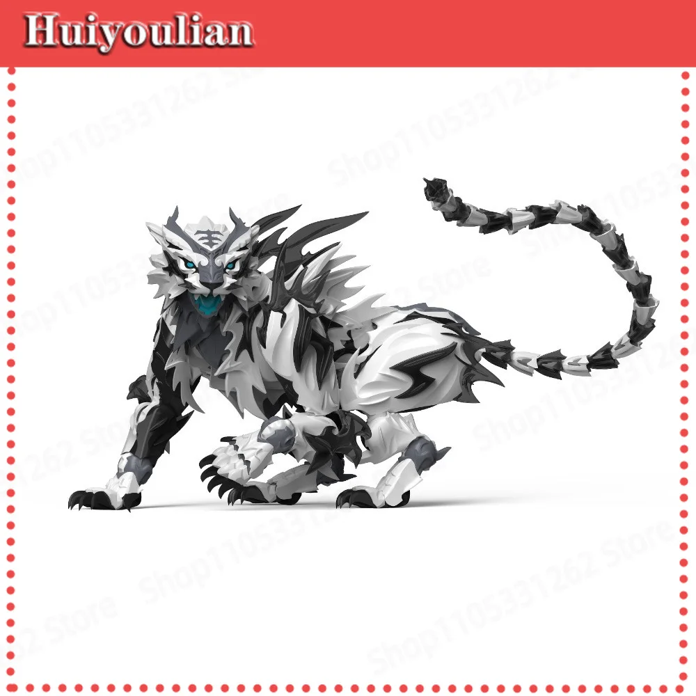 Shan Hai Jing Series Assembly Model Ink White Tiger White Dragon Gift Ornament