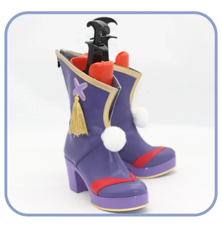 Tokai Teio Scarpe Cosplay Gioco Pretty Derby Puntelli Cosplay Stivali di Carnevale di Halloween Scarpe in PU su misura