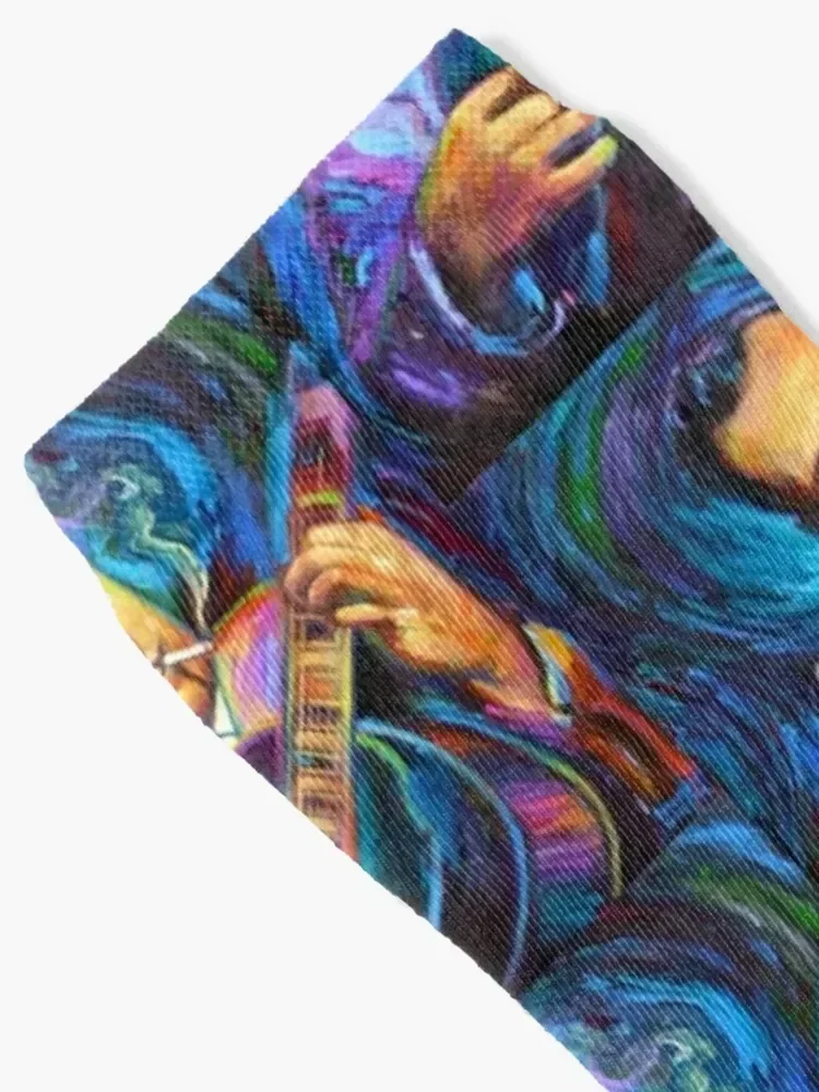 Django Reinhardt Gypsy Jazz Guitarist by Robert Phelps Socks Crossfit happy Socks For Women Men's