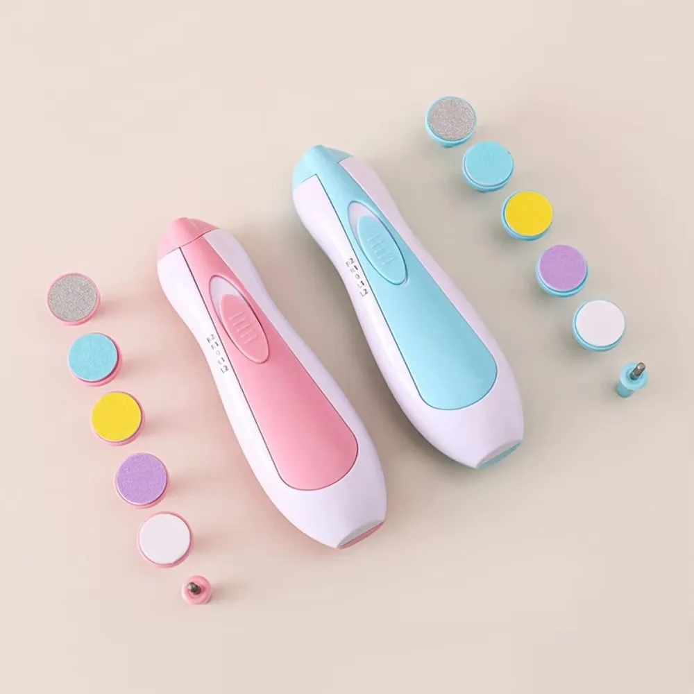 1 Set Multifunctional Electric Baby Cutter Trimmer Manicure Tool Set Baby Trimmer Baby Nail File Clippers Toes Fingernail C89