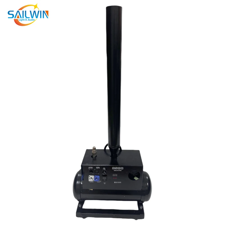 Pressure Big Confetti Stadium Shot Cannon Launcher Machine Up To 10-12m Confetti Party Stage Equipment