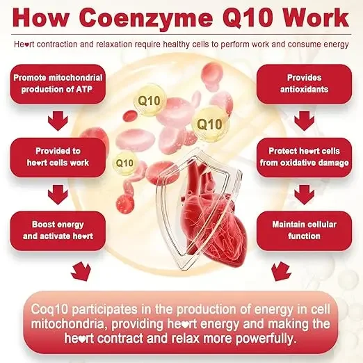 تعزيز الطاقة الخلوية لصحة القلب ، وإعطاء الدورة الدموية ، 60 غمي