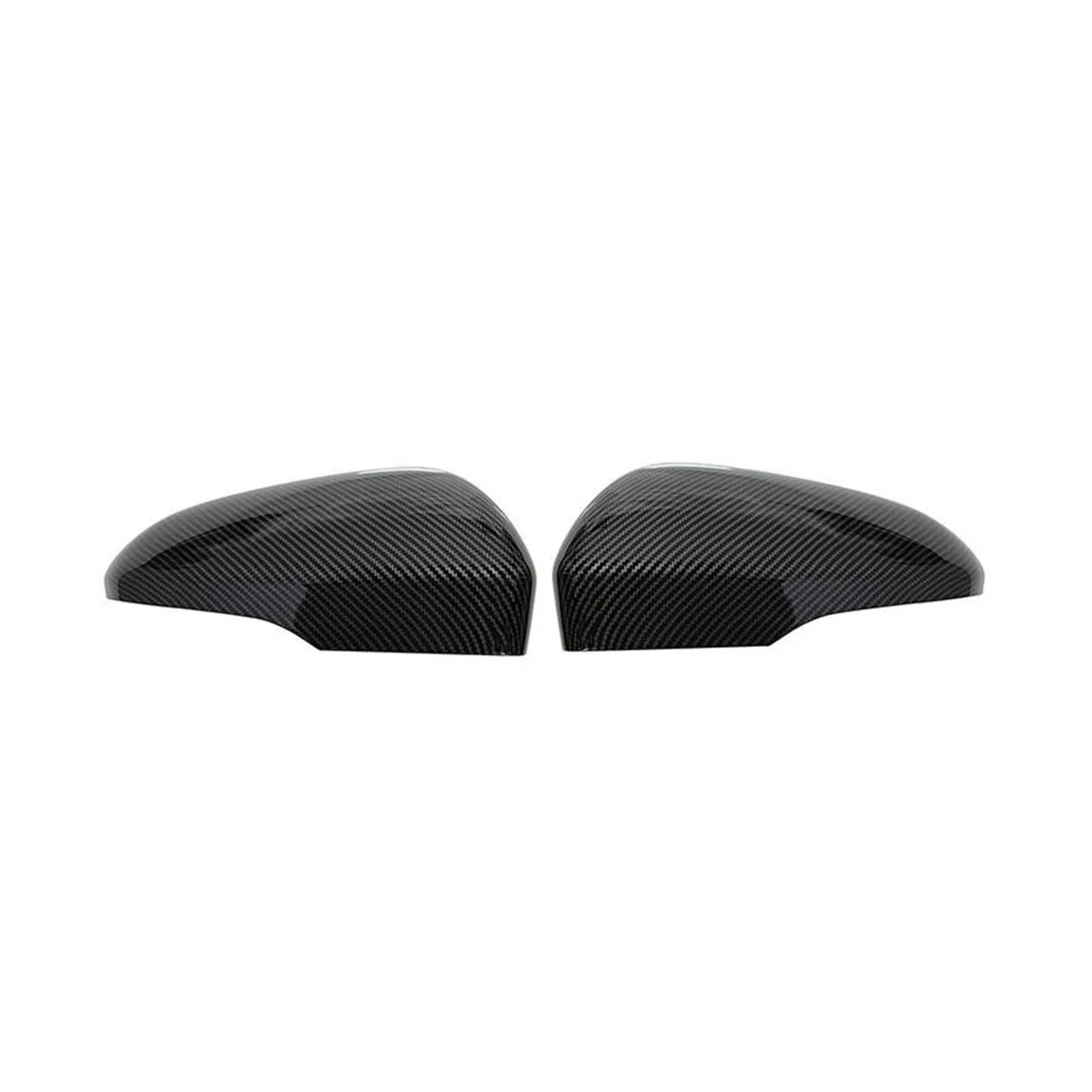 

Car Carbon Fiber Black Reversing Mirror Cover Rearview Mirror Shell Cover for US Standard Mondeo 2013-2021