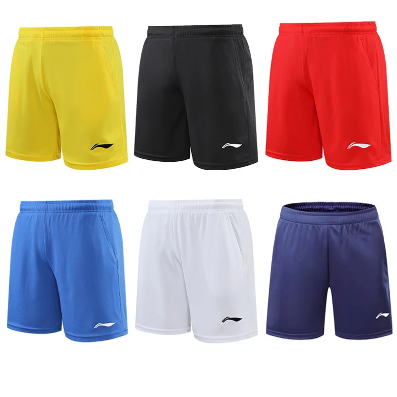 

New Multicolor Table Tennis Sports Pants Badminton Competition Training Breathable Quick-drying Running Shorts with Pockets