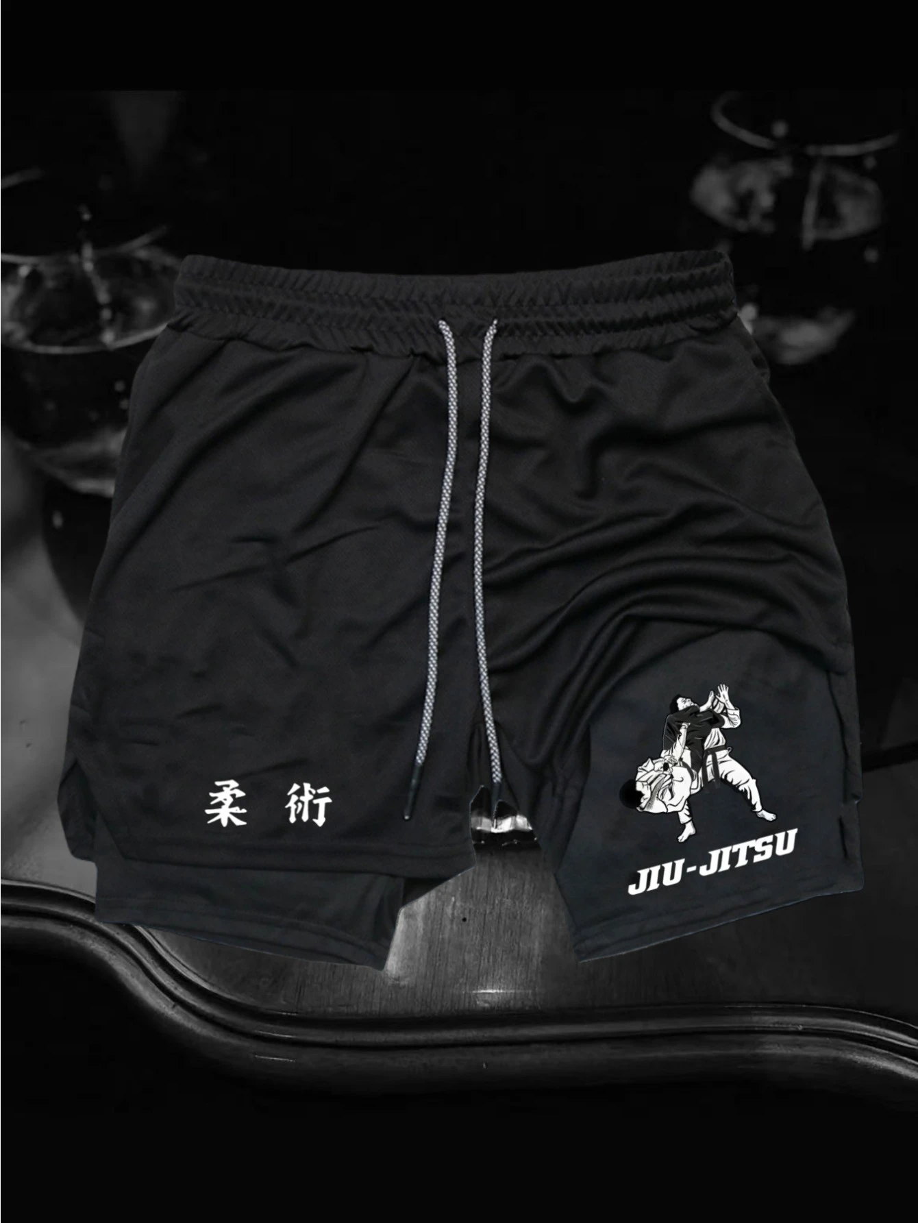 Men's Casual Wear Jujutsu Letter Printed Martial Arts Enthusiasts Exclusive Daily Streetwear