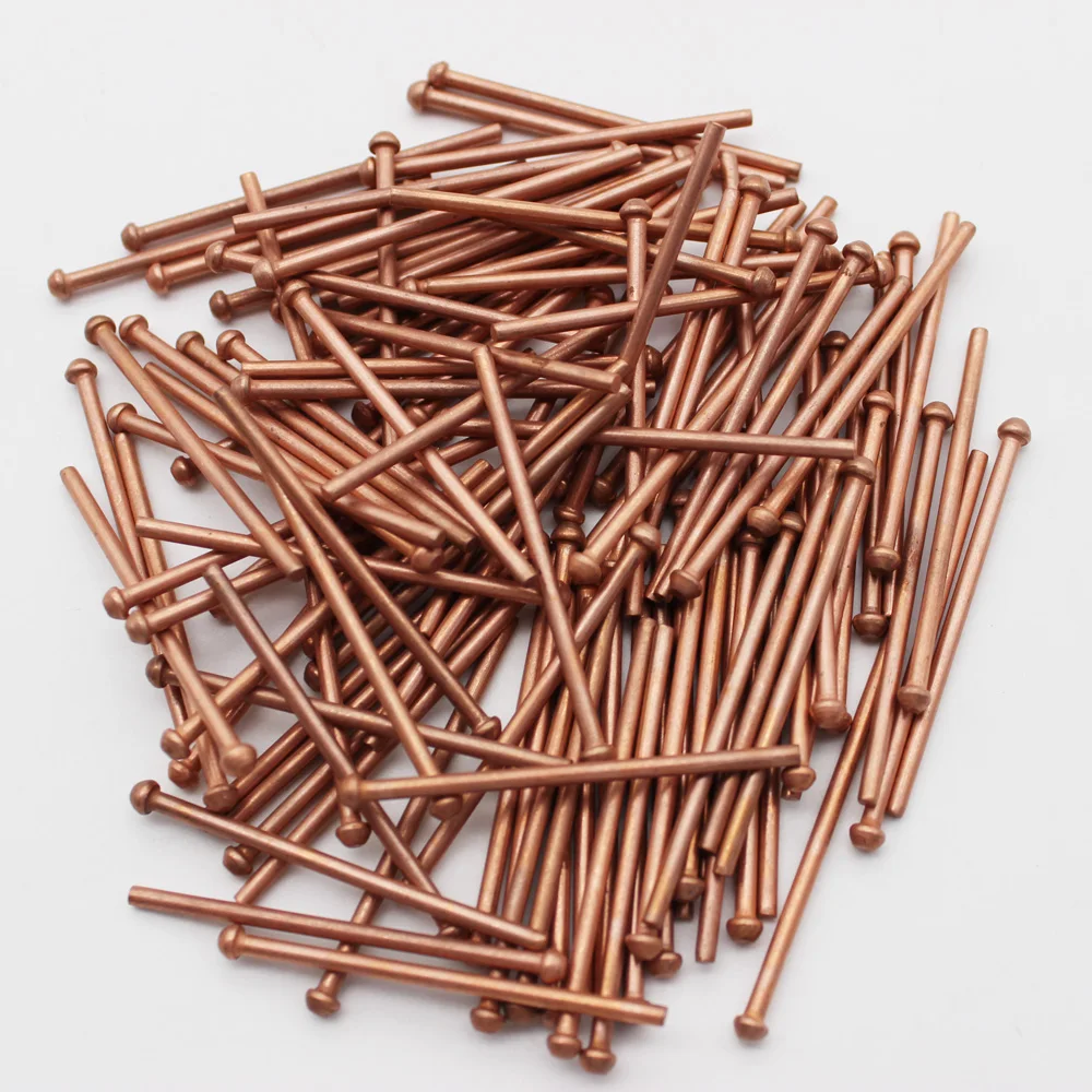 2.5x50mm Stud Welding Nails Draw Pins Copper Spot Welding Tool Stud Welder