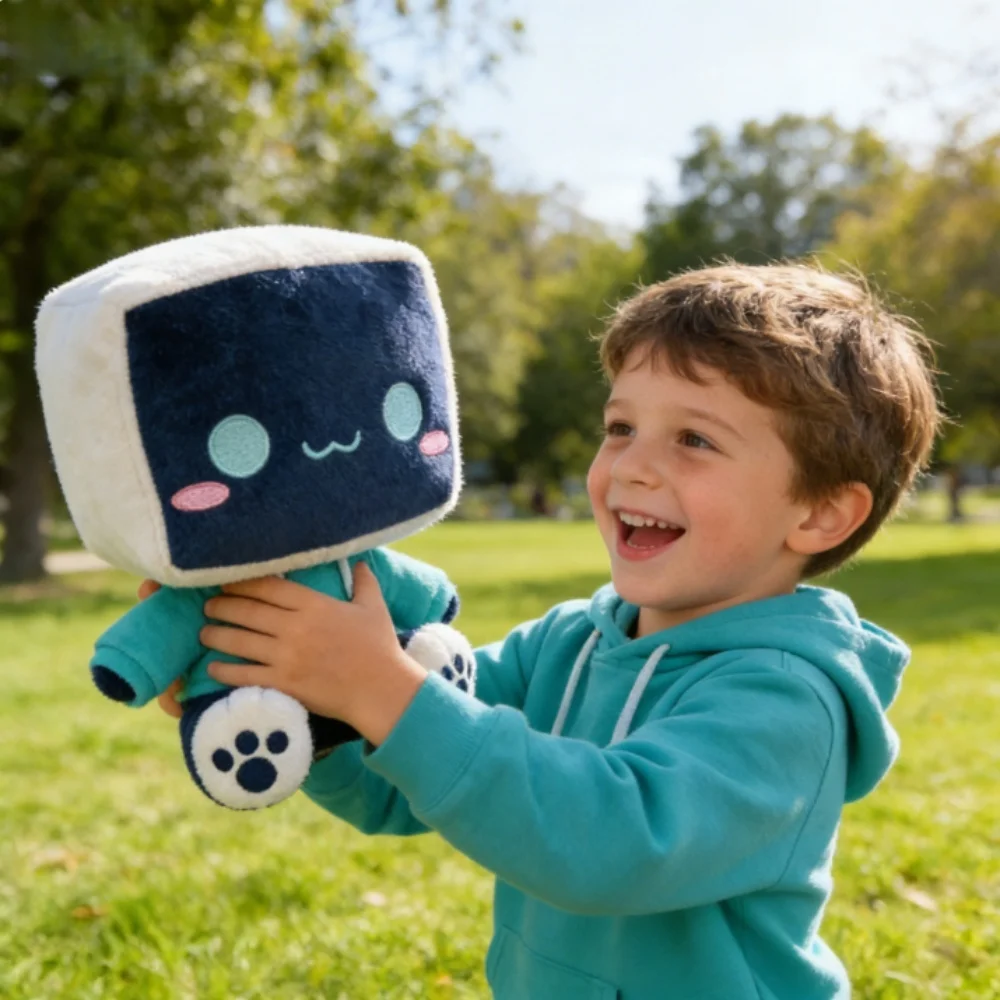 

New Minbitt Sitting plsuh Doll Cute Anime Peripherals Toy for Kid Fans Birthday Christmas Gift