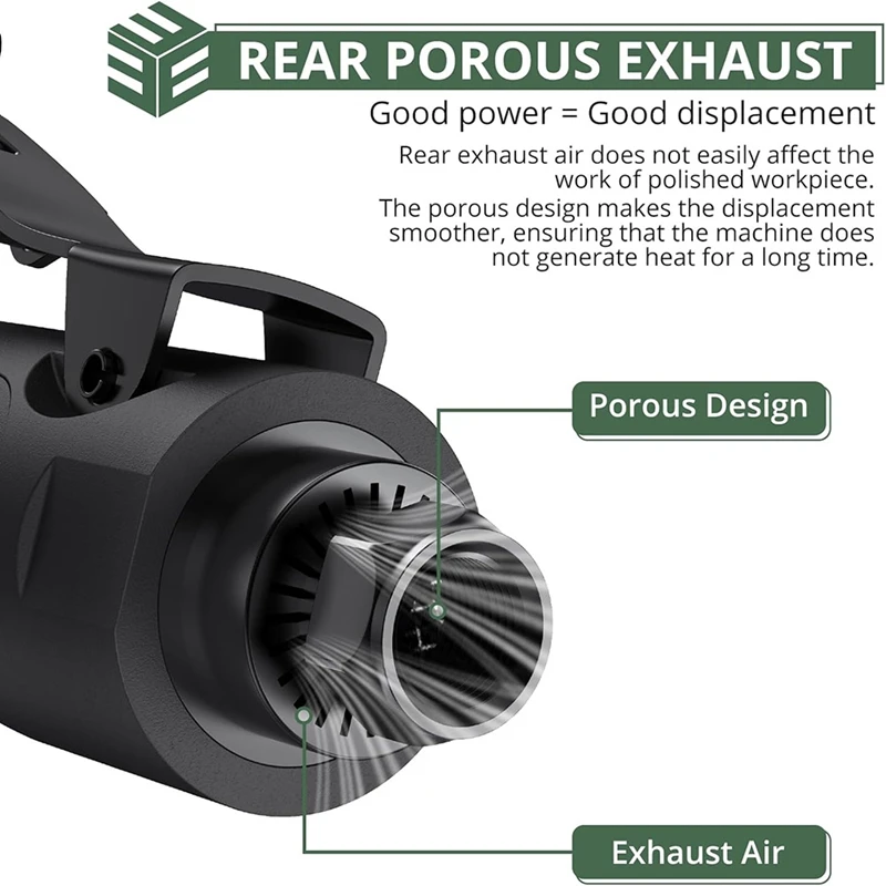 WCS-Air Straight Die Grinder,1/4In Pneumatic Angle Die Grinder,25000 RPM,For Contour Grinding, Cutting,Polishing,Weld Repair